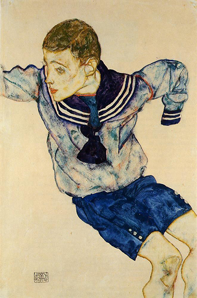 Boy in a Sailor Suit Egon Schiele